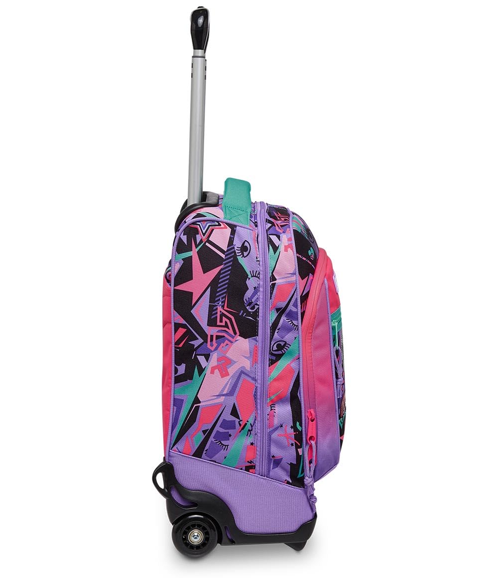 mitama-dr-trolley-junior-girls-club-trolley-scuola-viola-doppio-scomparto image 2