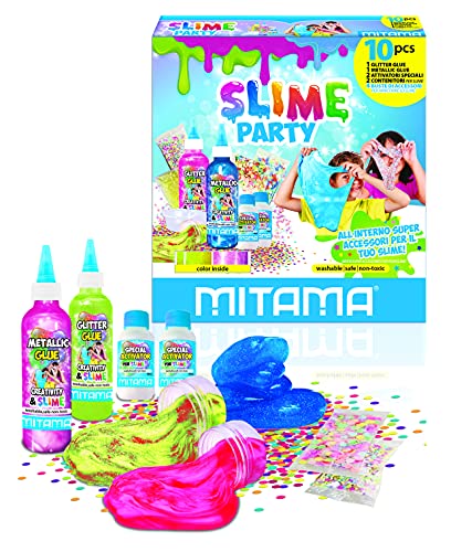 mitama-slime-party-kit-slime-10-pezzi-glitter-e-metal image 4