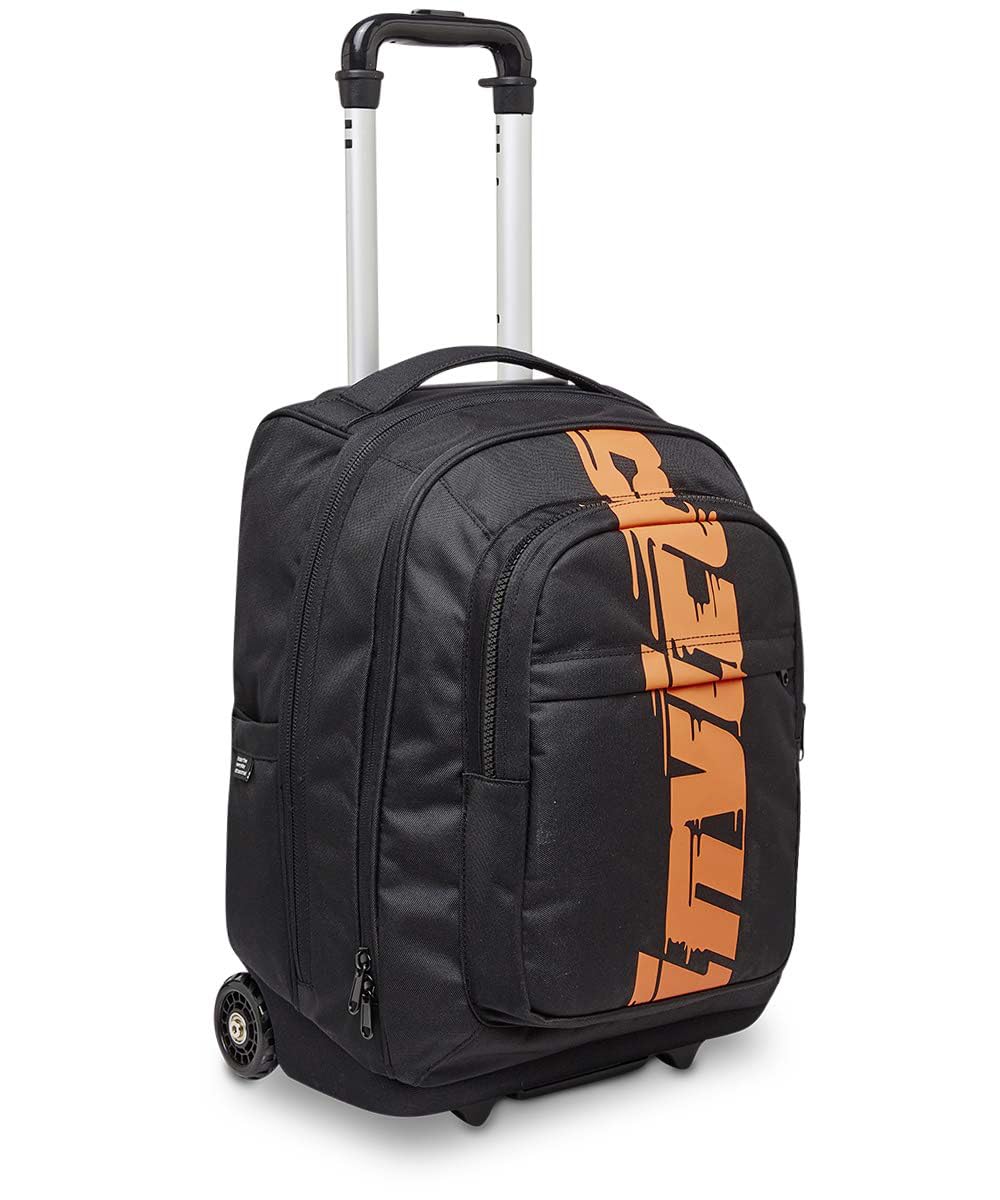 invicta-new-bump-trolley-scuola-2-in-1-nero-con-spallacci-zaino-e-tasca-pc image 2