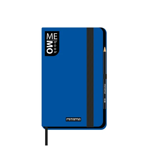 mitama-taccuino-pocket-memo-book-blu-9x14-cm-soft-touch-con-matita image 1
