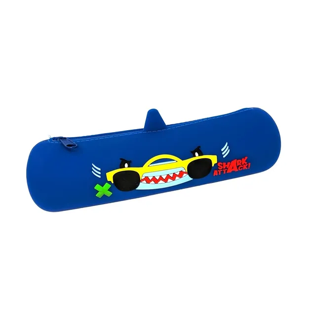 mitama-astuccio-mitamini-animals-blu-22x6-5x7-cm-in-silicone-con-zip image 1
