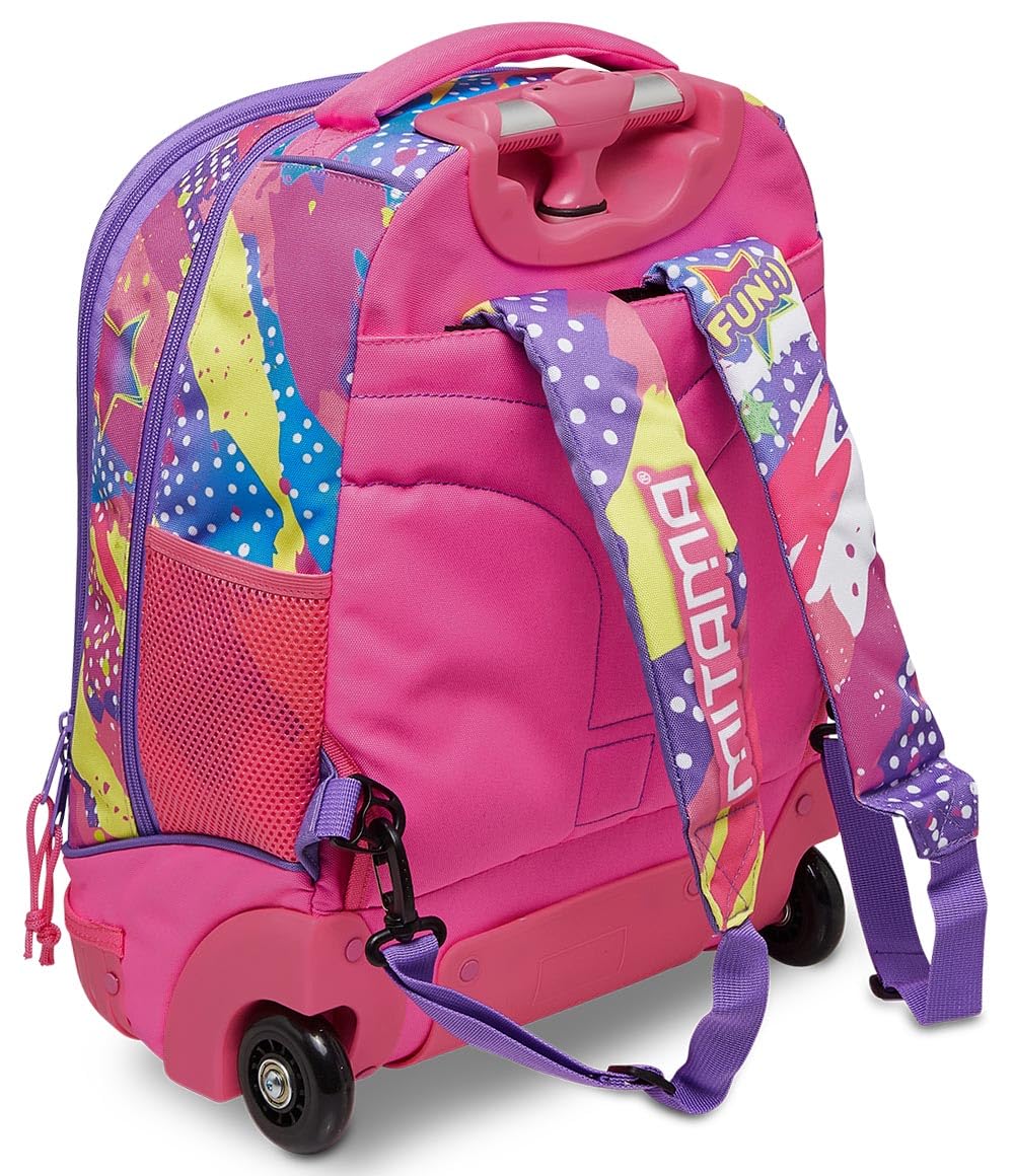 mitama-trolley-run-star-e-fun-viola-33-l-con-spallacci-a-scomparsa image 6