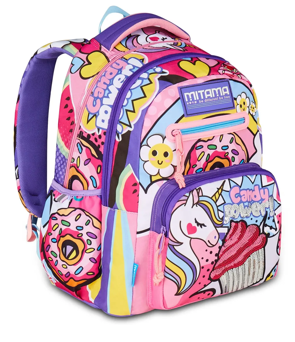 mitama-zaino-new-plus-daisypop-rosa-30-l-scuola-elementare image 1