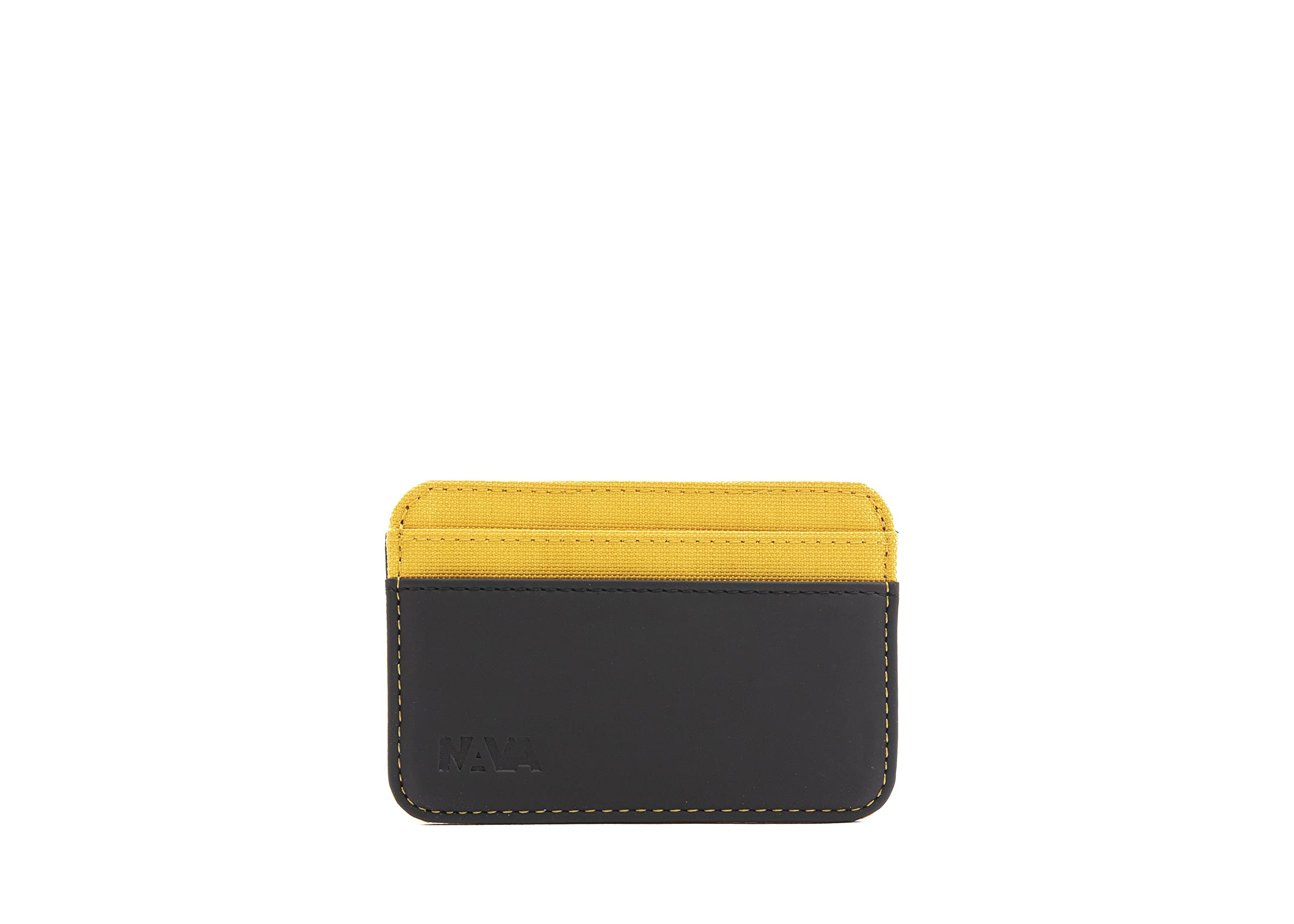 nava-design-twin-porta-carte-credito-4-tasche-rfid-giallo-7x10-cm image 1