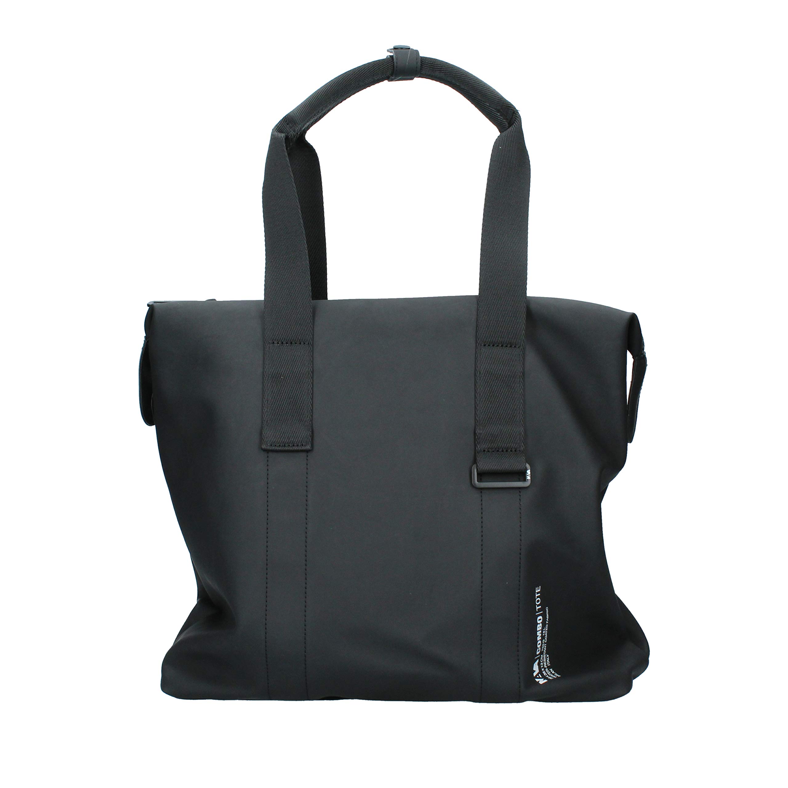 nava-design-mh-way-combo-borsa-tote-con-busta-interna-zip-nero-39-x-36-x-13-cm image 1