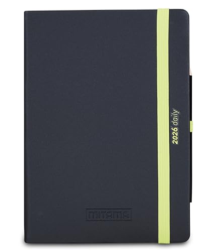 mitama-agenda-giornaliera-2026-nero-fluo-15x21-cm-copertina-rigida image 8