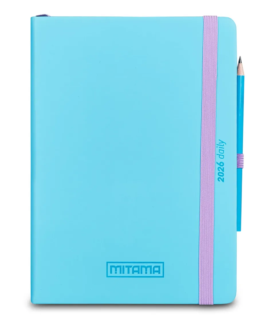 mitama-agenda-giornaliera-2026-verde-menta-15x21-cm image 1