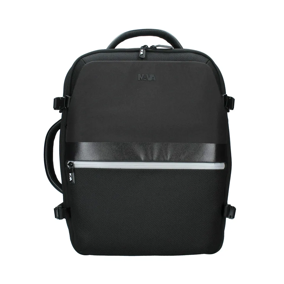 nava-design-aero-zaino-viaggio-3-scomparti-43x30x20-cm-nero-pc image 1