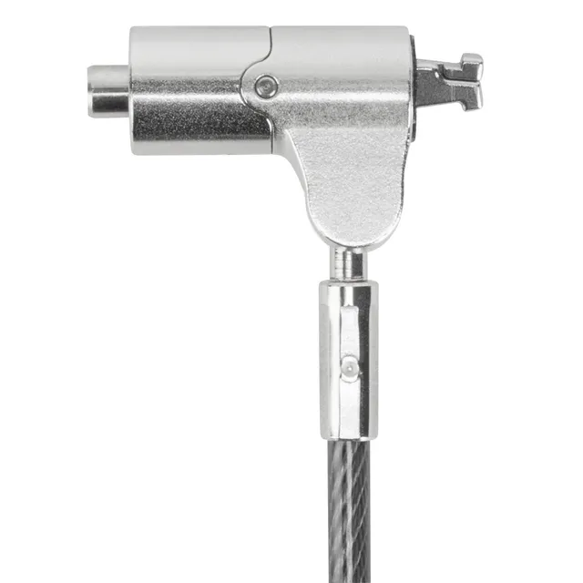 targus-defcon-compact-keyed-cable-lock-lucchetto-con-chiave-per-notebook-silver image 1