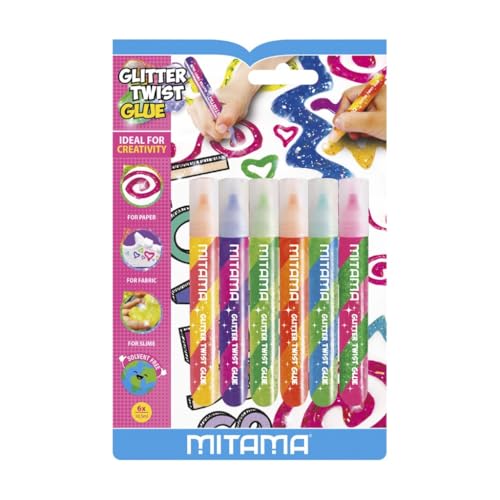 mitama-colla-glitter-twist-6-colori-assortiti-colla-a-rilievo-10-5-ml image 2