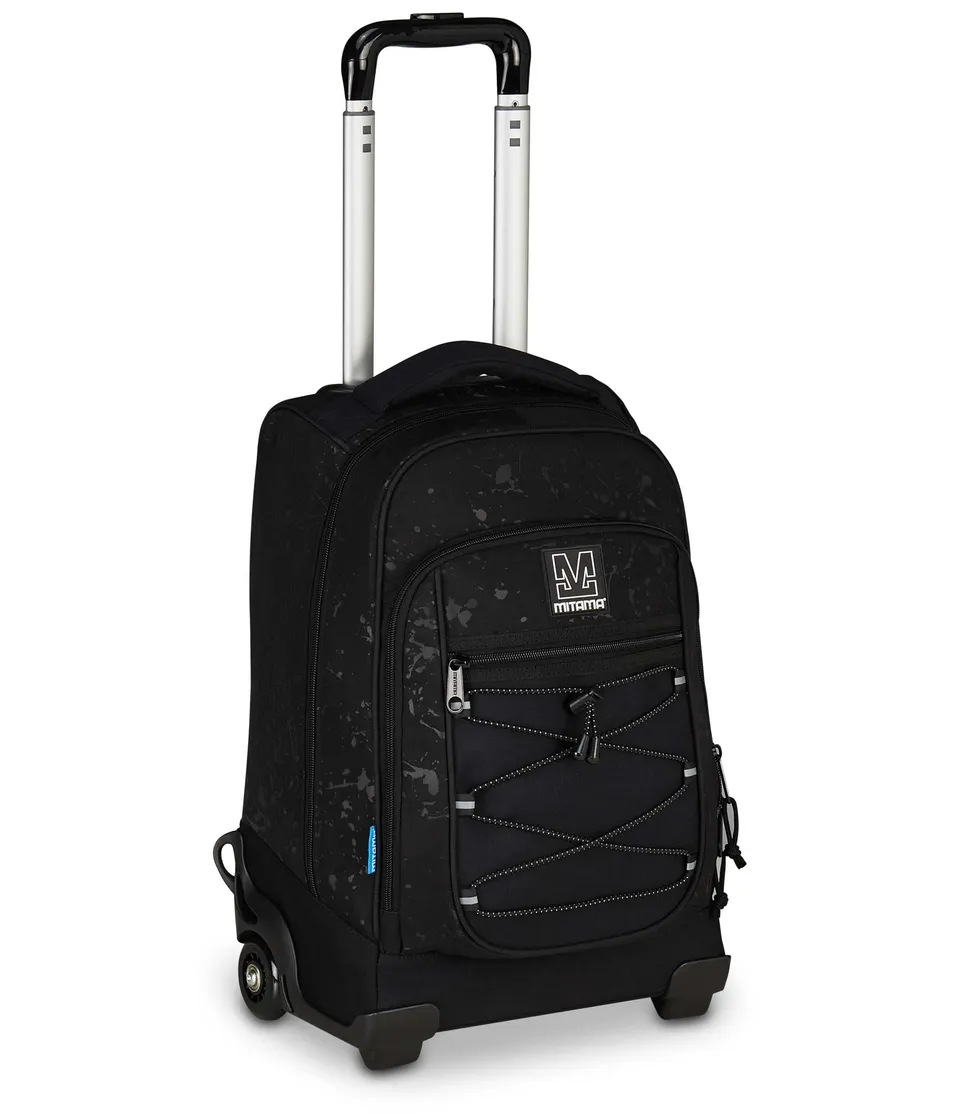 mitama-dr-trolley-bdbf-splash-trolley-scuola-nero-a-doppio-scomparto image 1