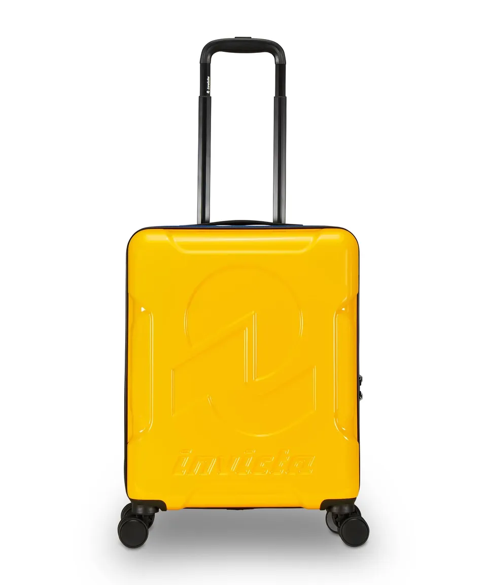 invicta-trolley-travel-rigido-33l-40x55x20-cm-giallo-4-ruote image 1
