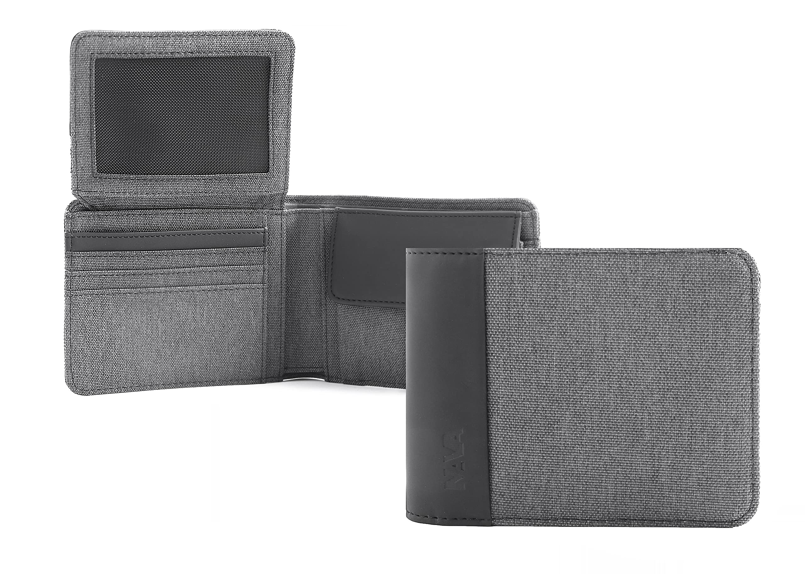 nava-design-twin-portafoglio-uomo-rfid-verticale-8-slot-grigio image 1