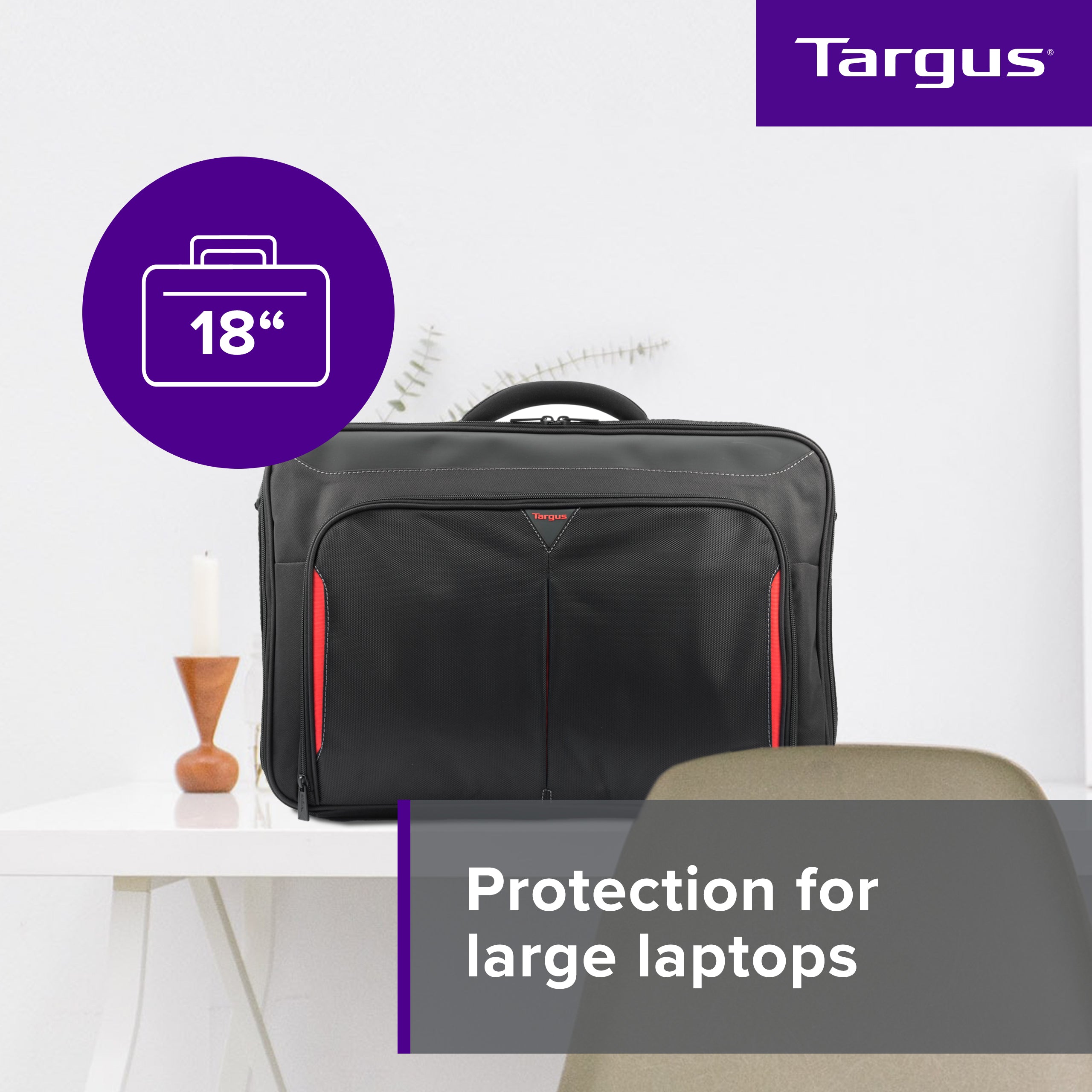 targus-classic-borsa-clamshell-per-laptop-17-18-nero-rosso image 5