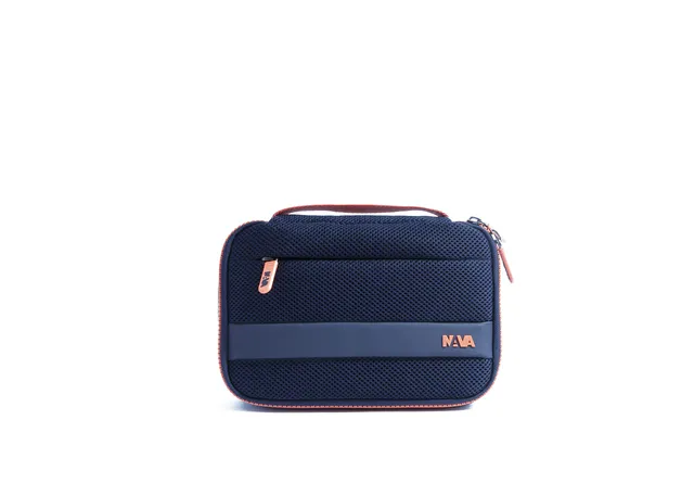 nava-design-easy-break-pouch-con-maniglia-blu-notte-arancione-17-x-25-x-7-cm image 1