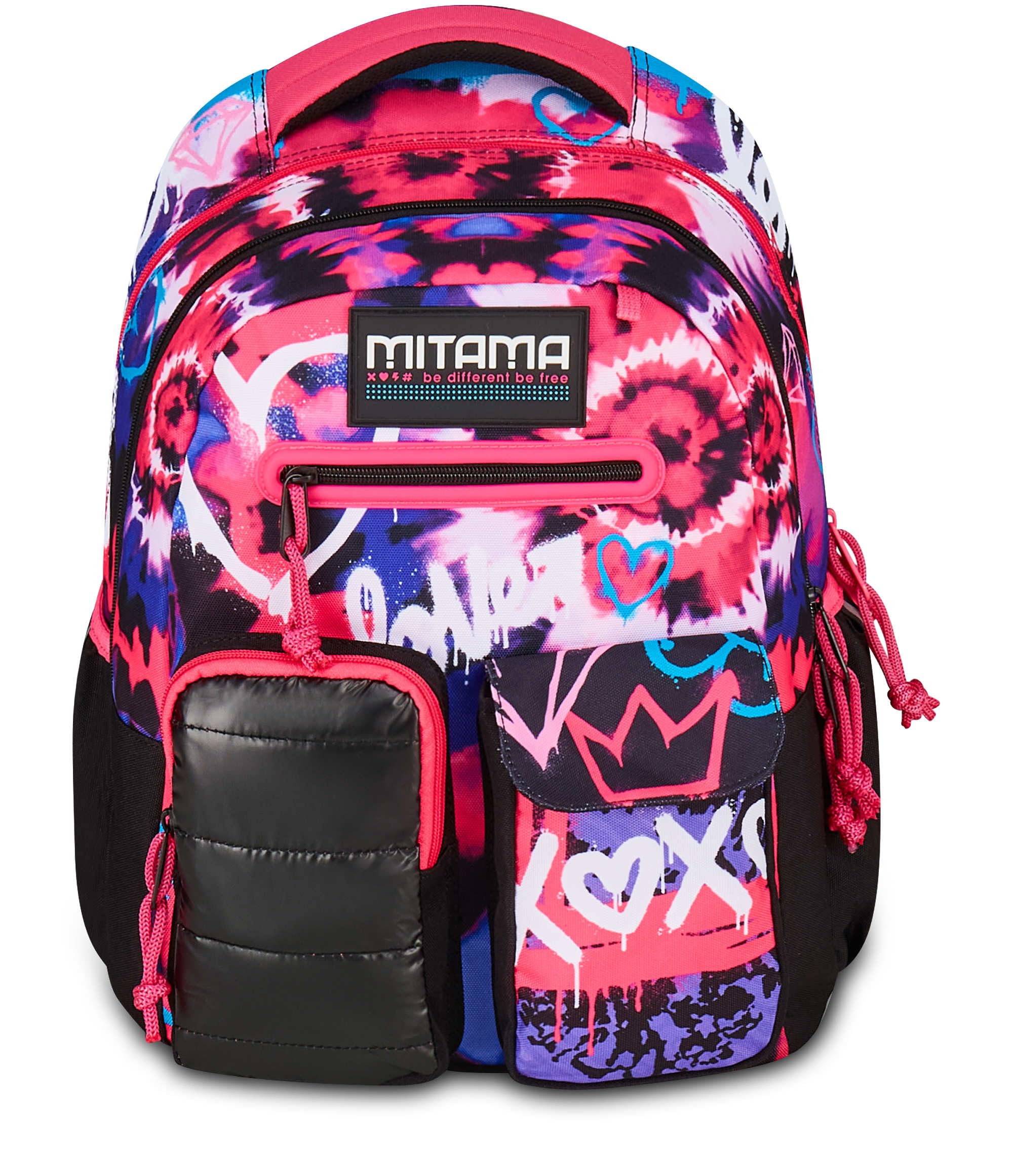 mitama-new-plus-tye-love-zaino-scuola-elementare-30-l-fucsia image 2