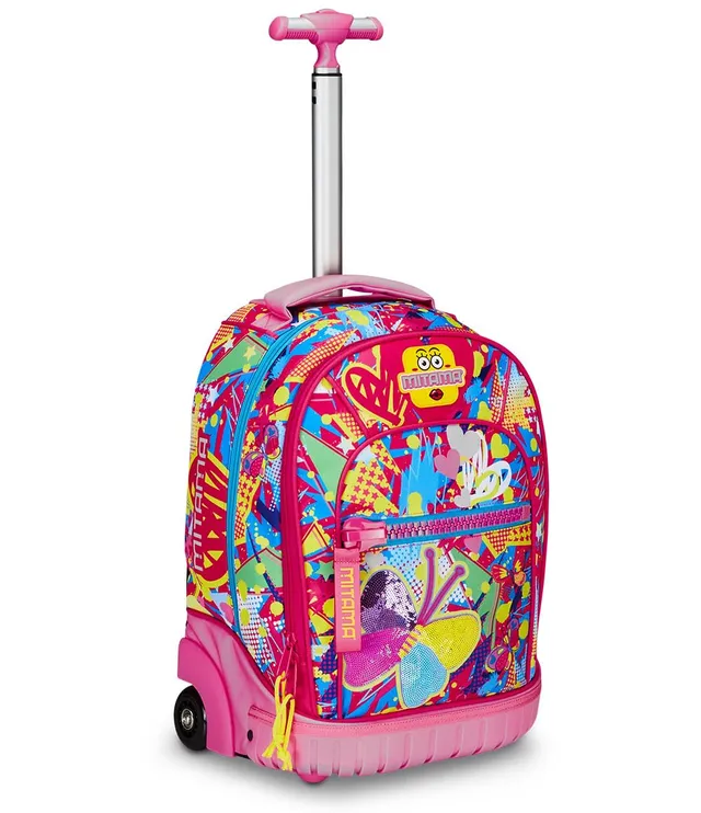 mitama-run-butterfly-trolley-scuola-rosa-doppio-scomparto image 1