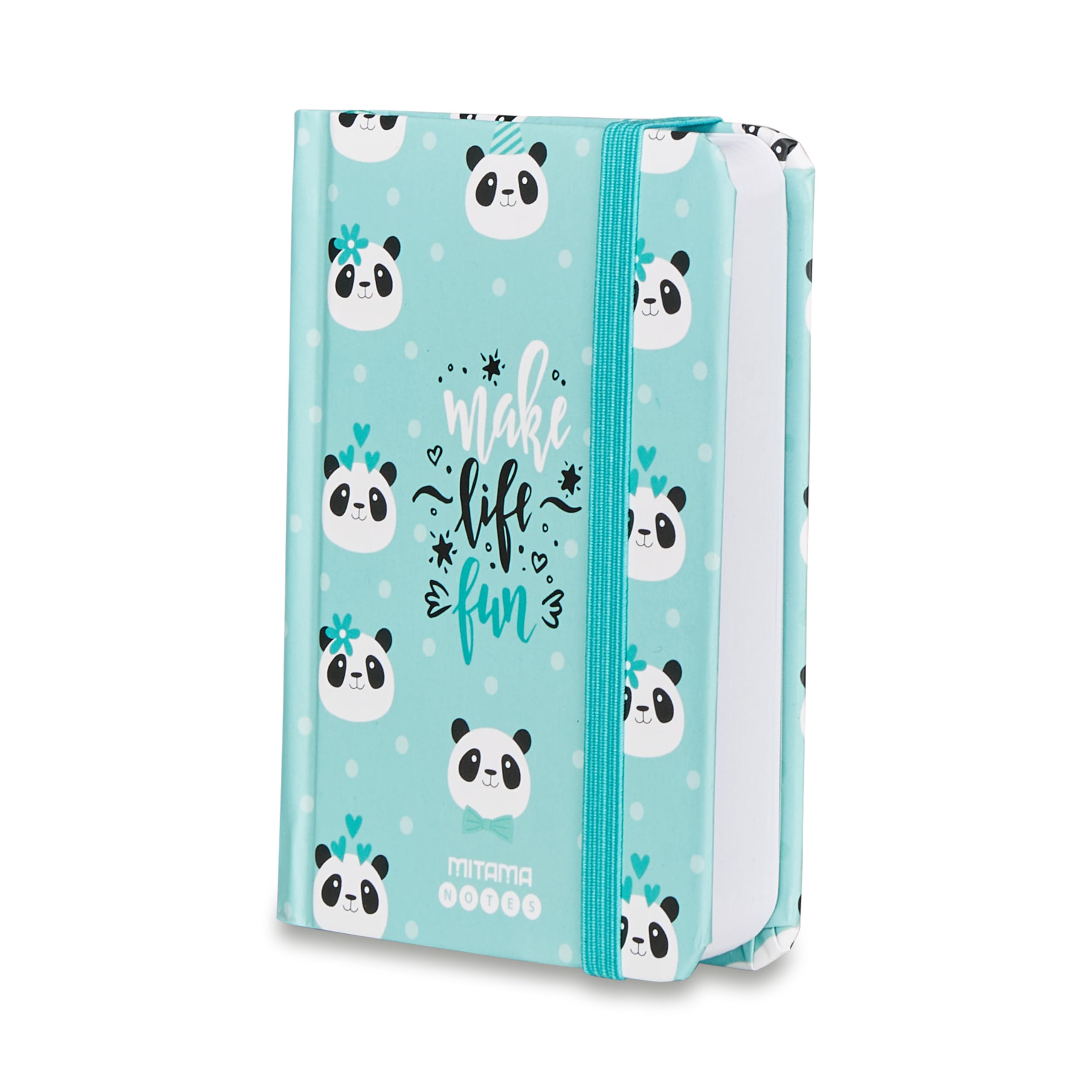 mitama-taccuino-grafica-panda-azzurro-taccuino-notes-copertina-rigida-8-x-11-cm image 1