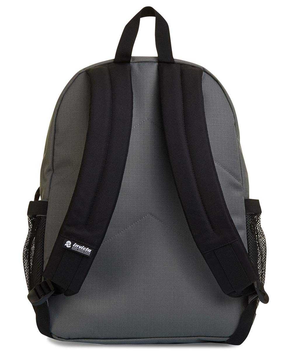 invicta-zaino-blow-up-doppio-scomparto-verde-militare-con-porta-pc-e-porta-borra image 5