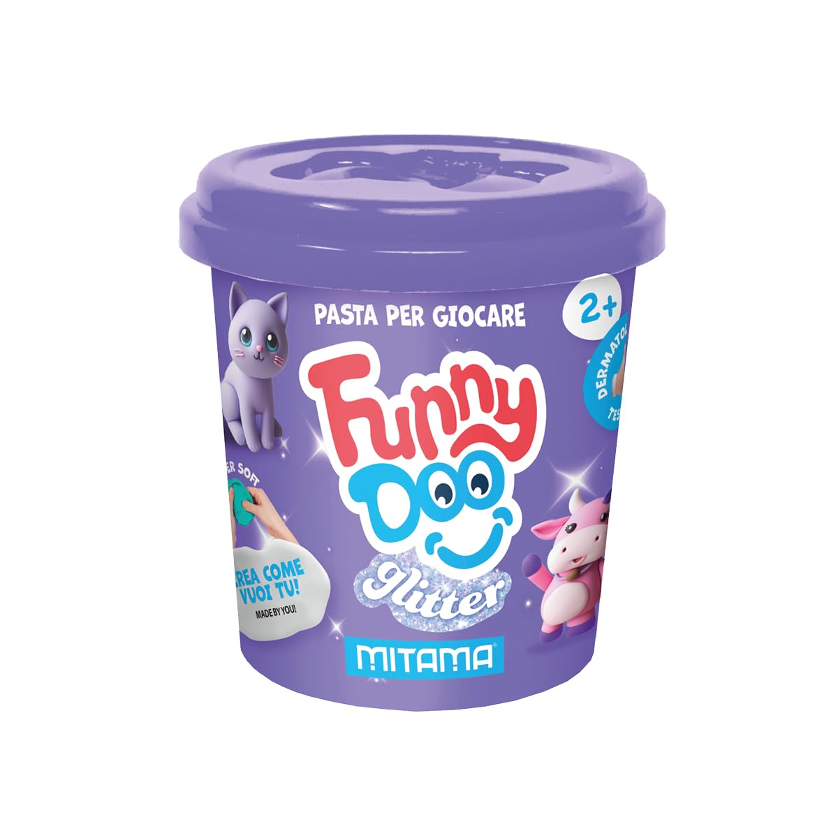 mitama-funny-doo-tris-3-barattolini-pasta-modellabile-glitter-120-g image 3