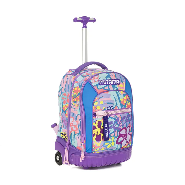 mitama-run-girl-flowers-zaino-trolley-scuola-doppio-scomparto-33-l image 1