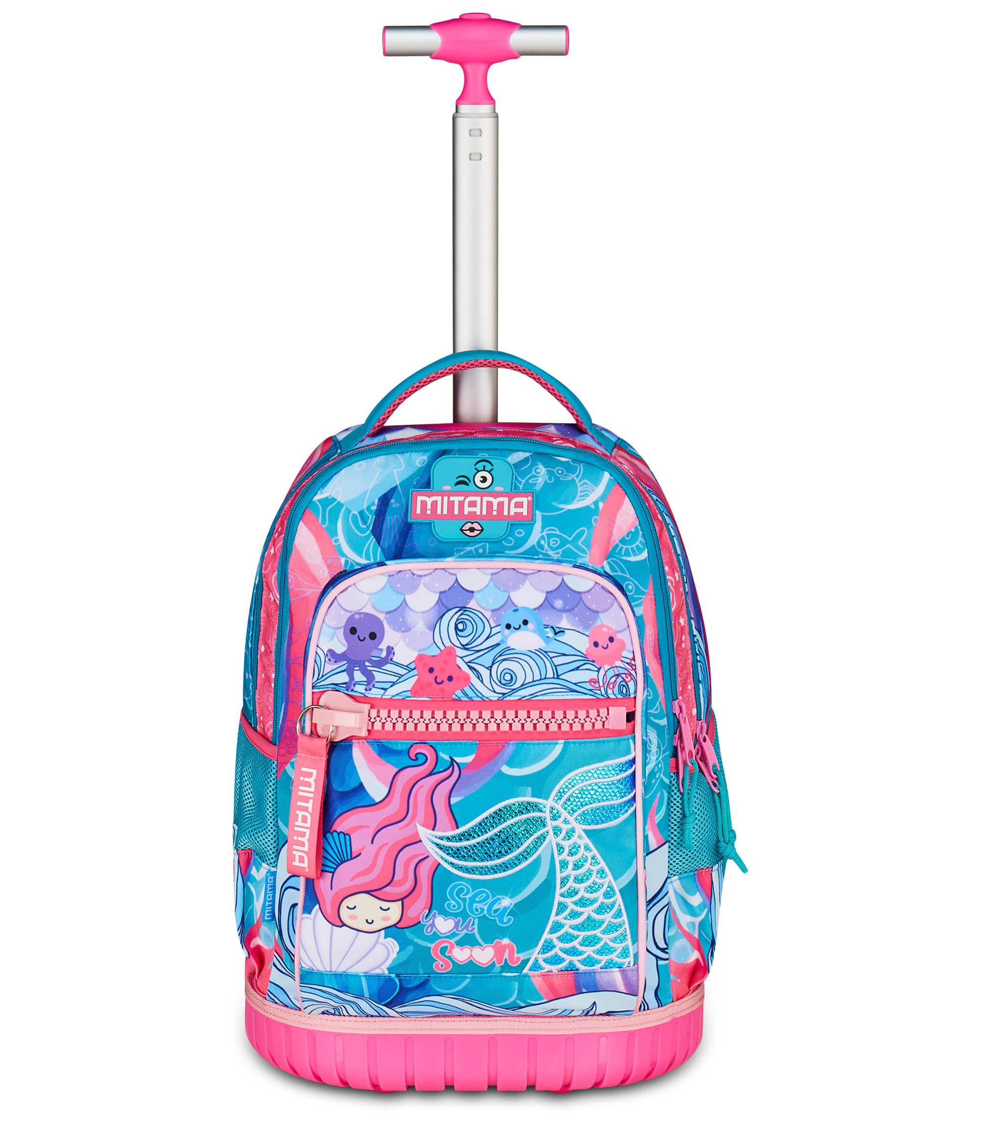 mitama-run-maxi-oceanvibes-trolley-scuola-doppio-scomparto-turchese image 2