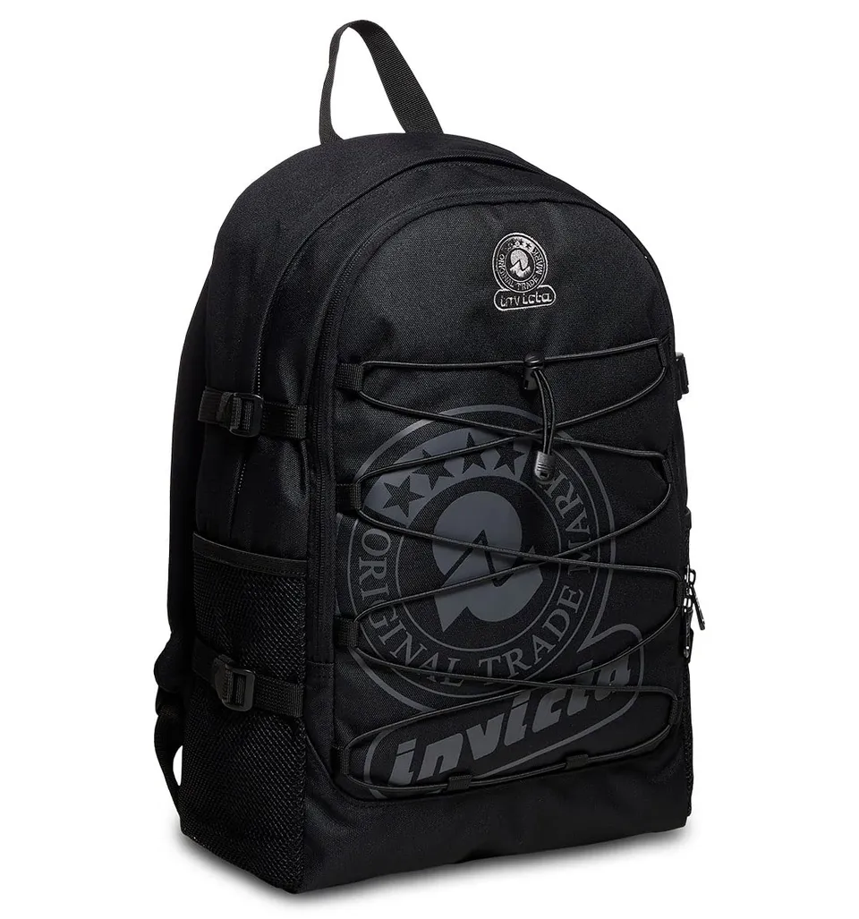 invicta-active-zaino-scuola-nero-monoscomparto-26-lt-con-porta-pc image 1