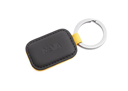 nava-design-twin-portachiavi-ovale-pu-e-tessuto-giallo-9-x-3-cm image 6