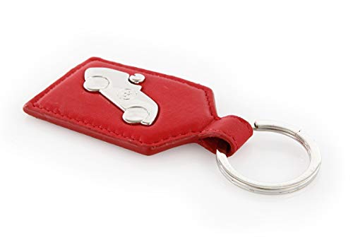 nava-design-smooth-portachiavi-in-pelle-rosso-con-automobile-10-x-4-cm image 4