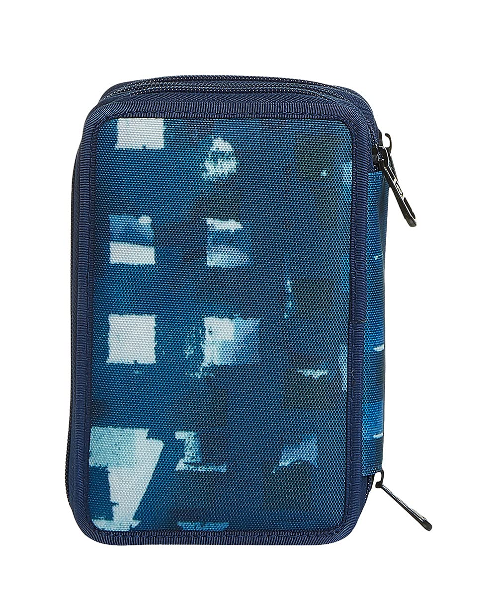 invicta-astuccio-scuola-3-zip-blu-triplo-scomparto-completo image 5