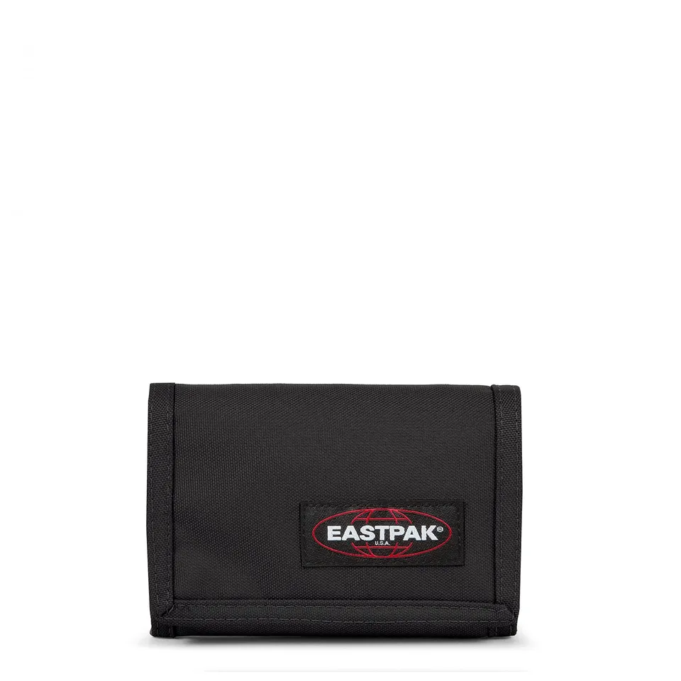 eastpak-crew-single-portafoglio-a-tre-ante-nero-con-portachiavi image 1
