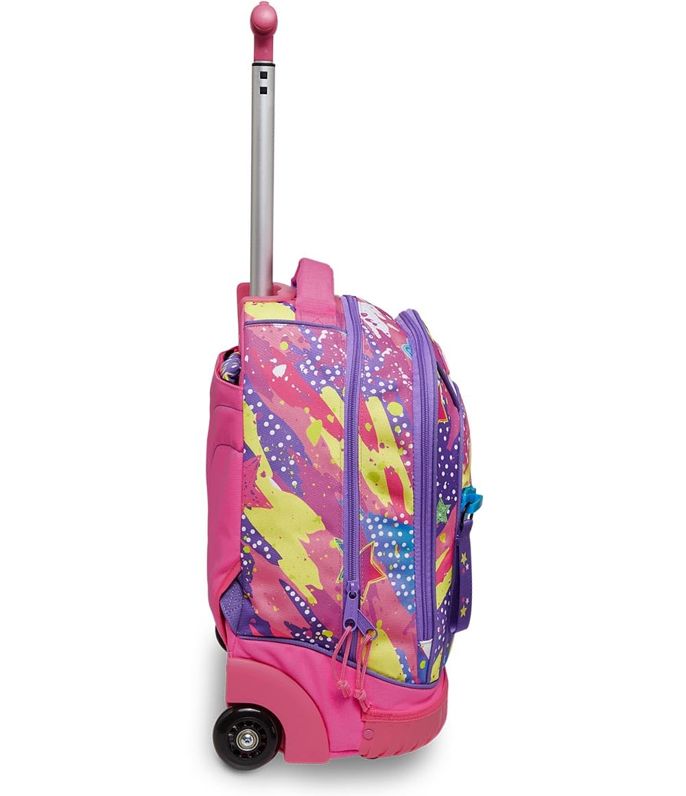 mitama-trolley-run-star-e-fun-viola-33-l-con-spallacci-a-scomparsa image 2