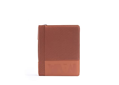 nava-design-cross-portfolio-zip-a4-con-maniglia-34x28x6-cm-arancione-grigio image 2