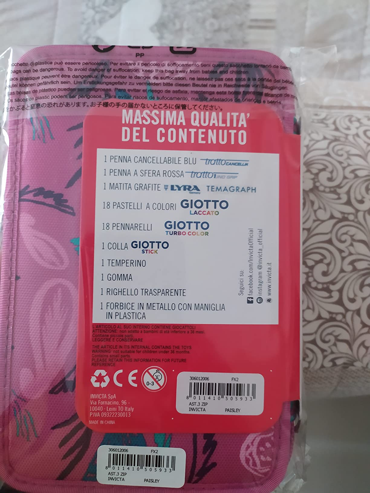 Perfetto coordinato allo zaino