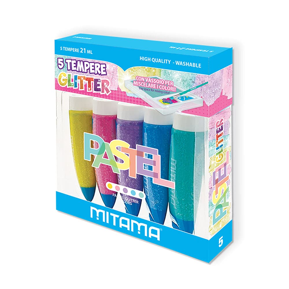 mitama-tempere-glitter-5-colori-lavabile-21-ml image 2