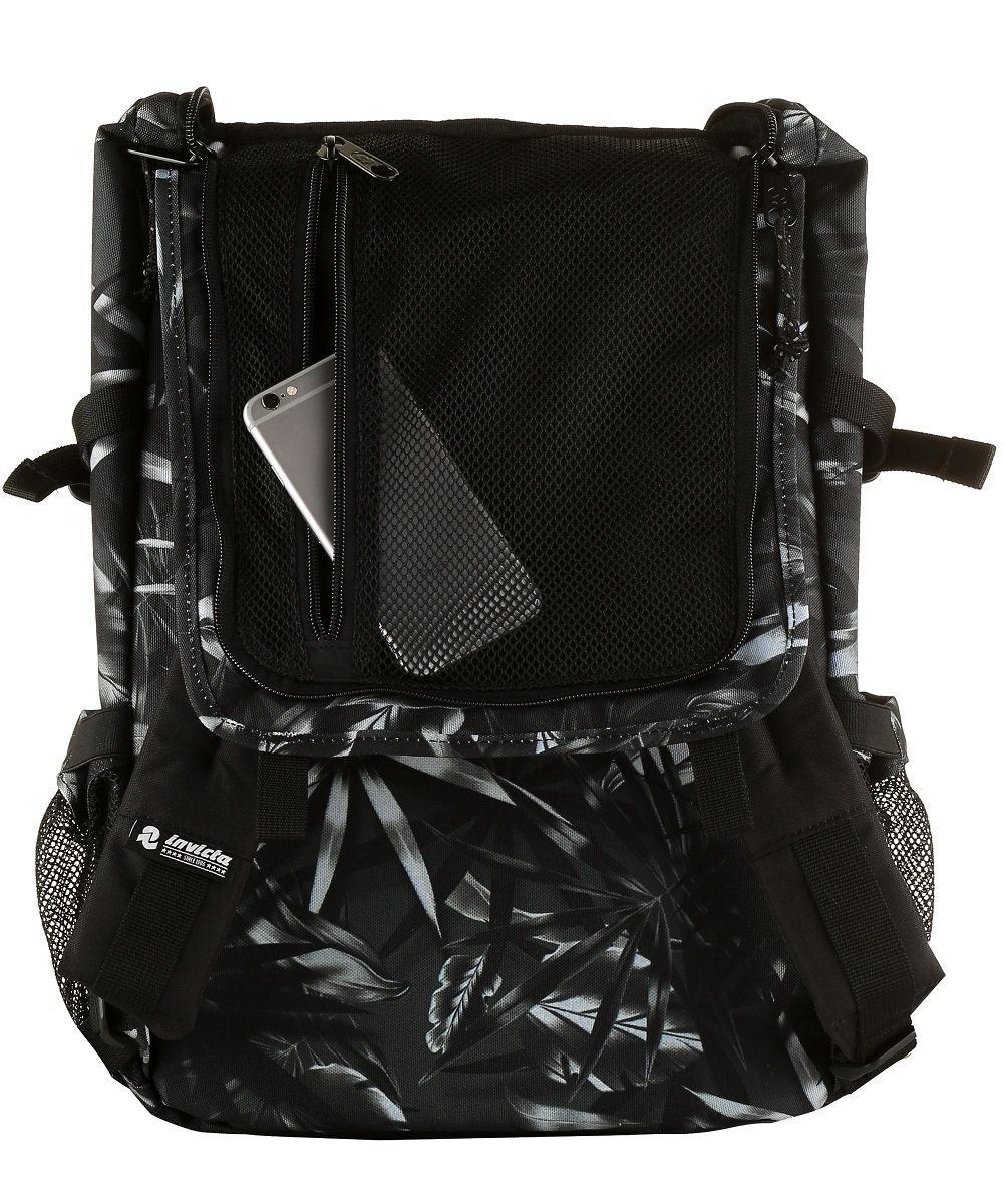 invicta-carlson-triko-zaino-27-l-bianco-nero-con-vano-pc image 6