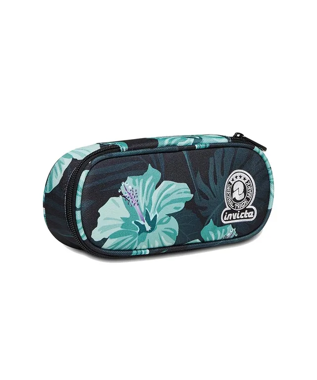 invicta-round-plus-portapenne-ovale-hibiscus-azzurro-grigio image 1