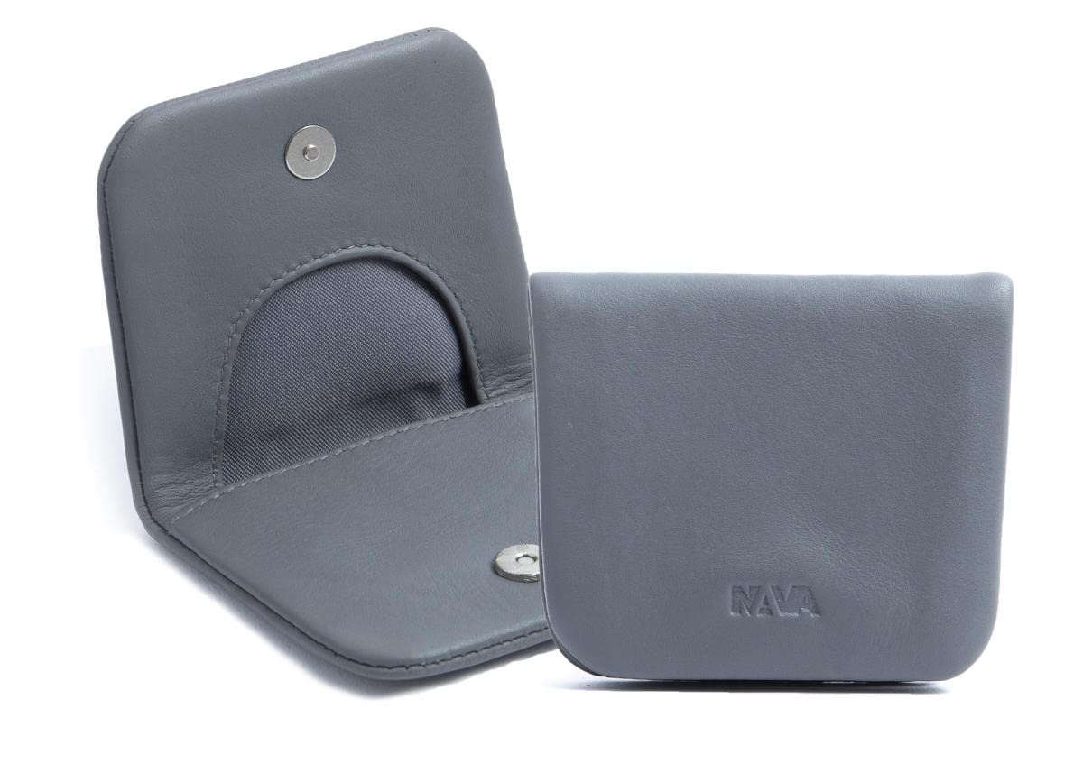 nava-design-smooth-portamonete-in-pelle-con-chiusura-a-bottone-grigio-7x9-cm image 1