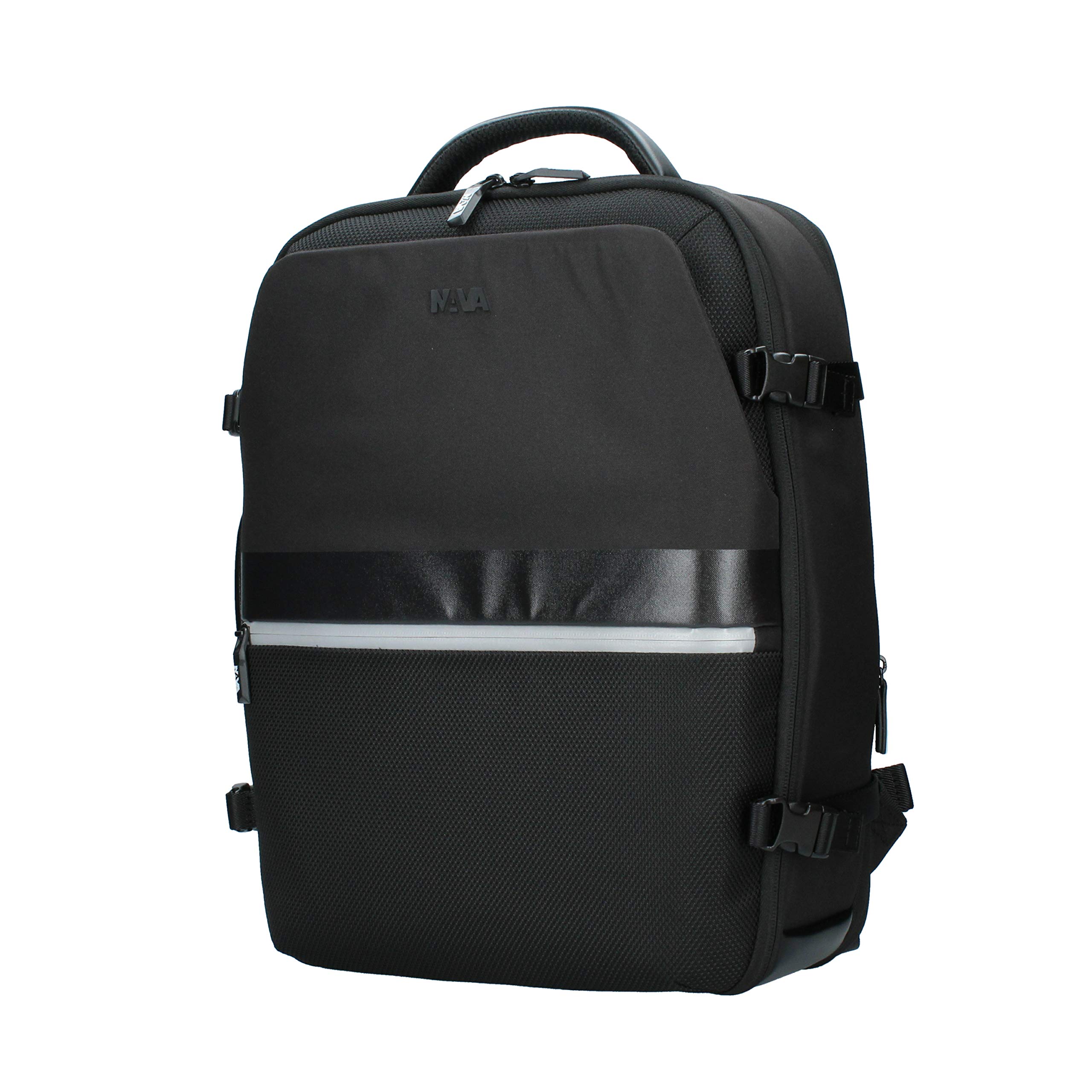 nava-design-aero-zaino-viaggio-3-scomparti-43x30x20-cm-nero-pc image 2