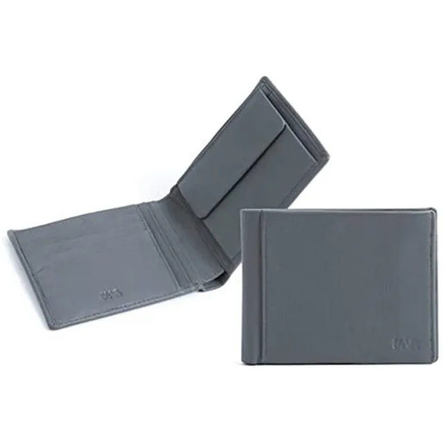 nava-design-smooth-portafoglio-uomo-orizzontale-grigio-10-x-13-cm image 1