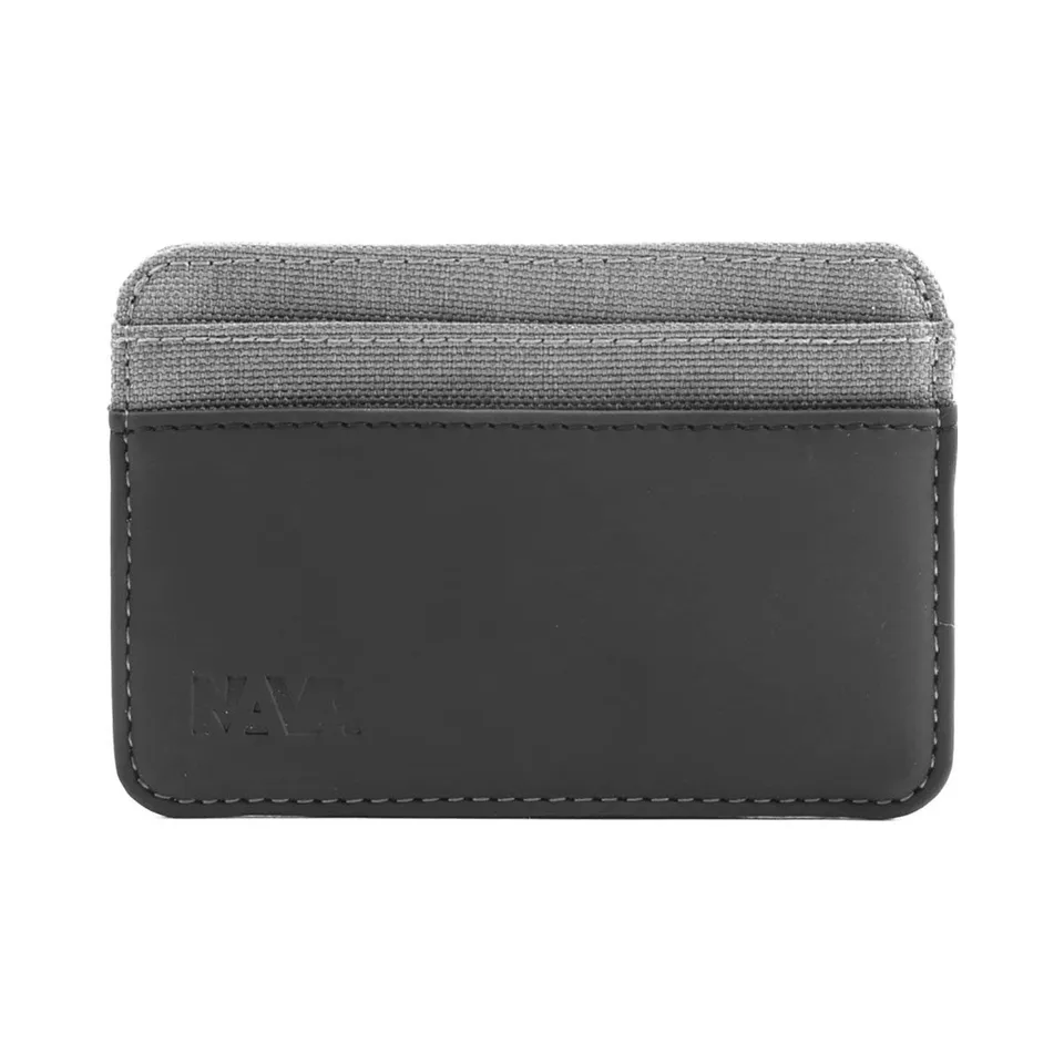 nava-design-twin-porta-carte-di-credito-rfid-compatto-grigio-7-x-10-cm image 1