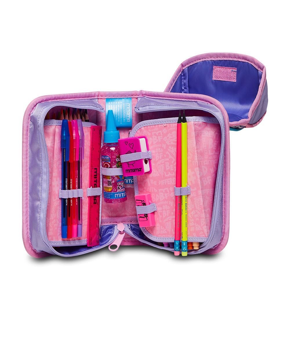 mitama-upside-just-shine-astuccio-scuola-1-zip-viola-43-pezzi image 5