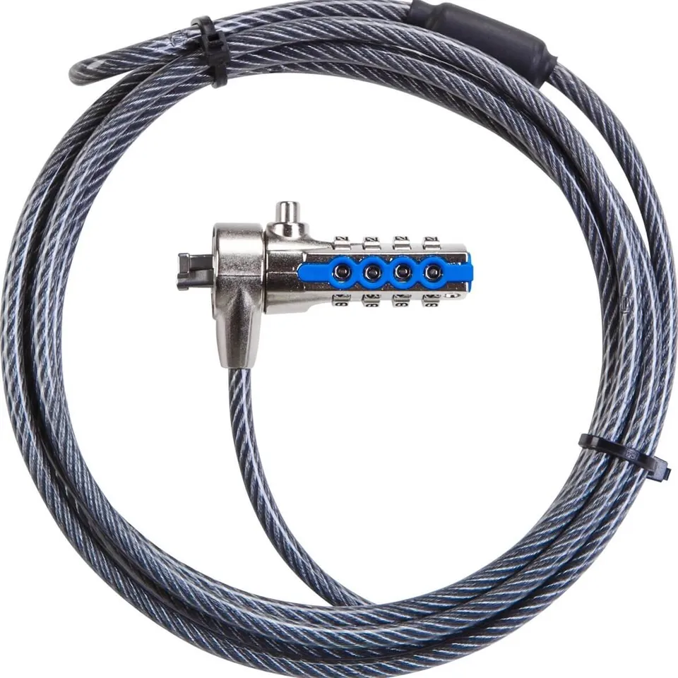 targus-defcon-t-lock-pa410e-lucchetto-a-combinazione-con-cavo-per-laptop image 1