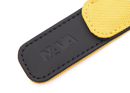 nava-design-twin-portachiavi-piatto-tessuto-m-lange-giallo-10-x-3-cm image 6