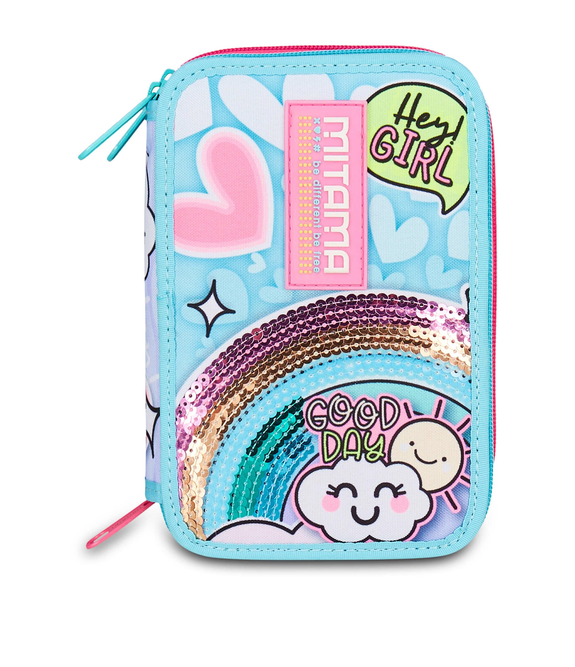mitama-super-triplo-rainbow-love-astuccio-scuola-3-scomparti-completo-47-pz image 6