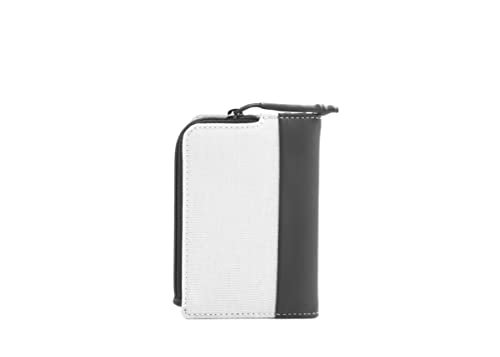 nava-design-twin-porta-carte-4-tasche-con-portamonete-zip-rfid-12-x-8-cm-bianco image 6