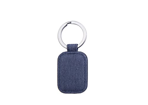 nava-design-twin-portachiavi-ovale-pu-e-tessuto-blu-9-x-3-cm image 5