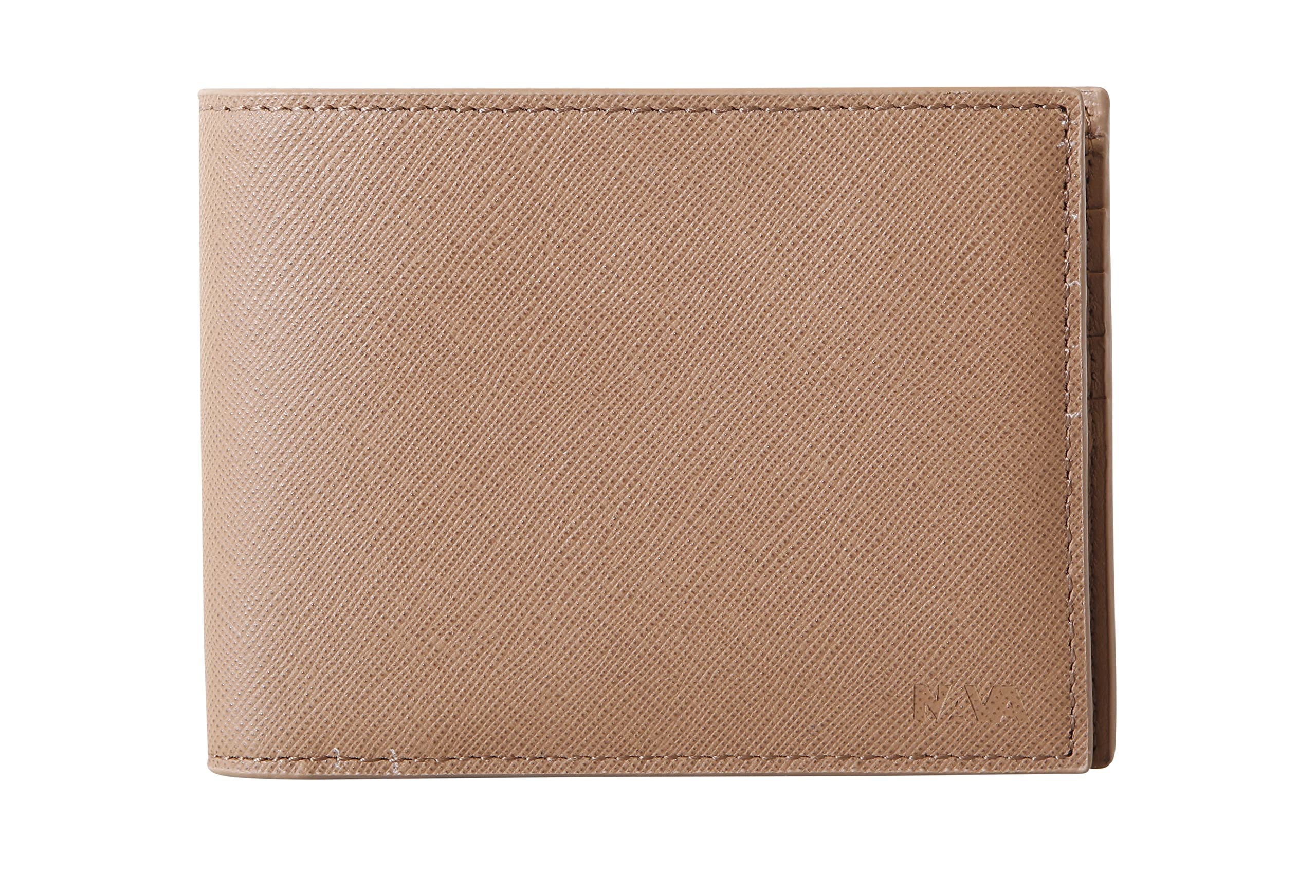 nava-design-via-durini-portafoglio-uomo-pelle-caramello-10x13-cm-8-carte-rfid image 1