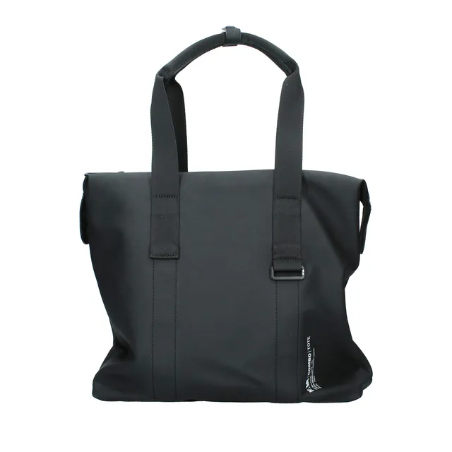 nava-design-mh-way-combo-borsa-tote-con-busta-interna-zip-nero-39-x-36-x-13-cm image 1