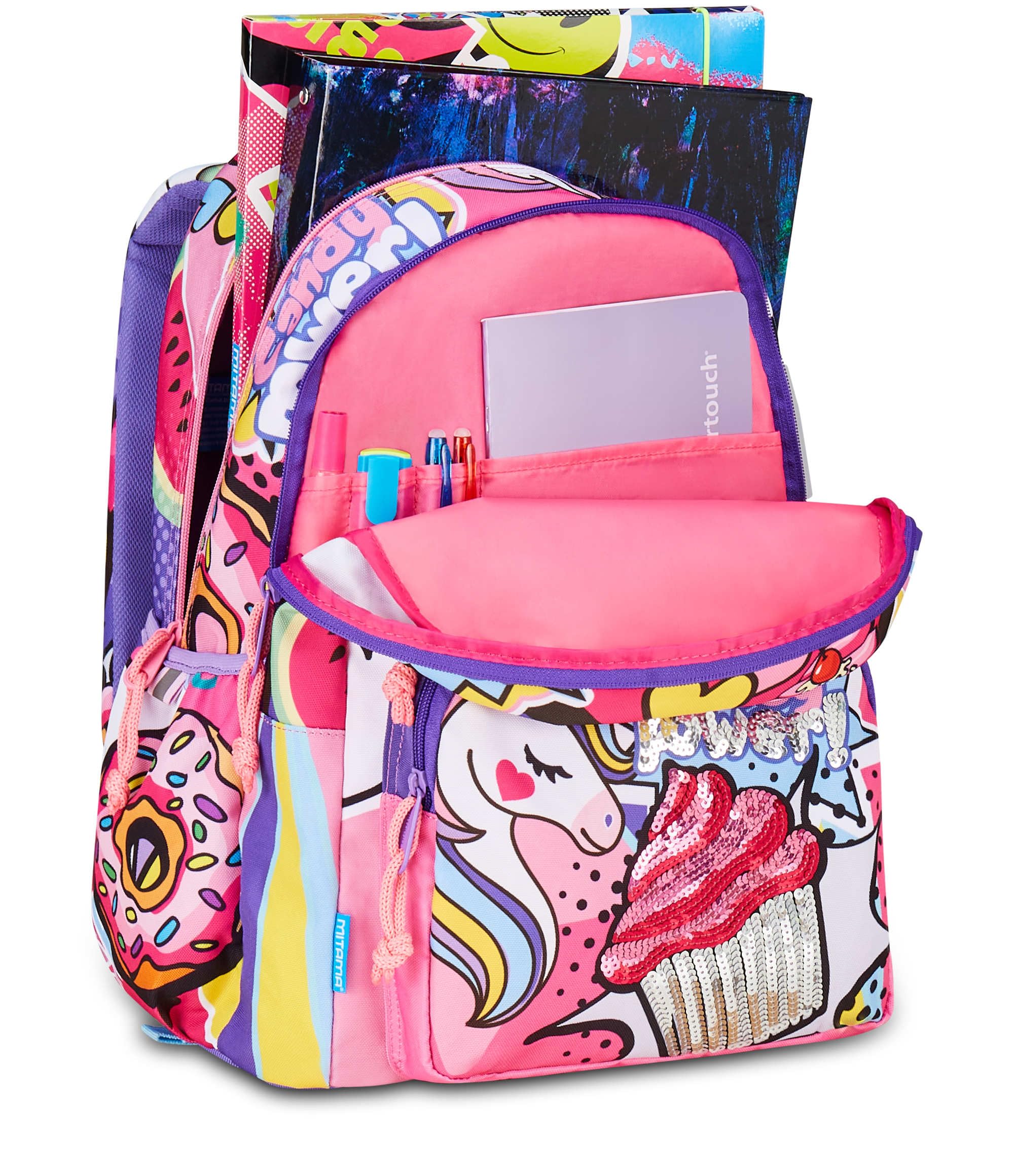 mitama-zaino-new-plus-daisypop-rosa-30-l-scuola-elementare image 6